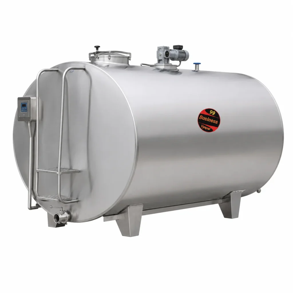 Horizontal Milk Supply Tank